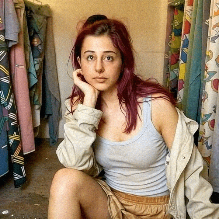 Emma-Jane MacKinnon-Lee la agotada